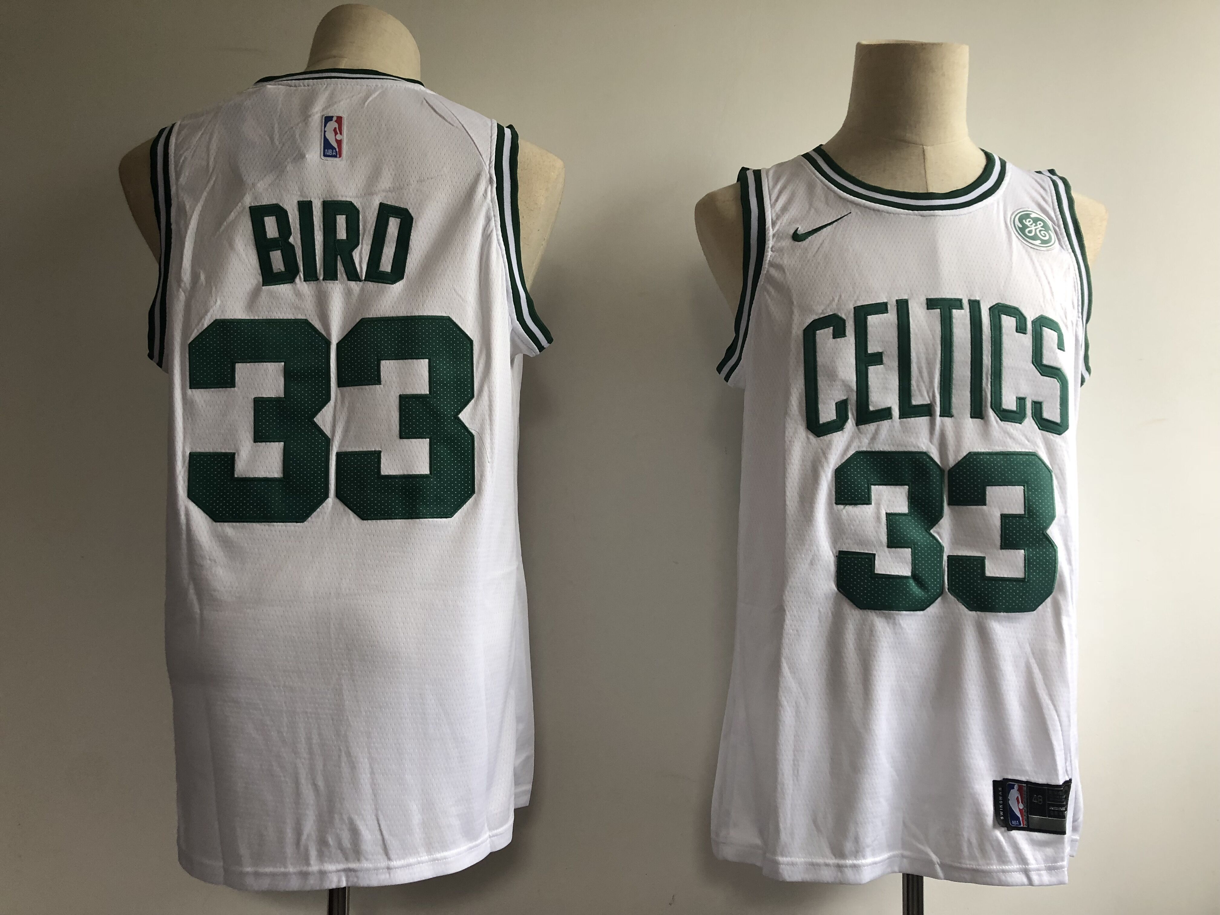 Men Boston Celtics #33 Bird White Game Nike NBA Jerseys